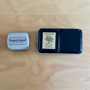 Empty Watercolour Tin Set # 2 ~ A Gallo & Stoneground